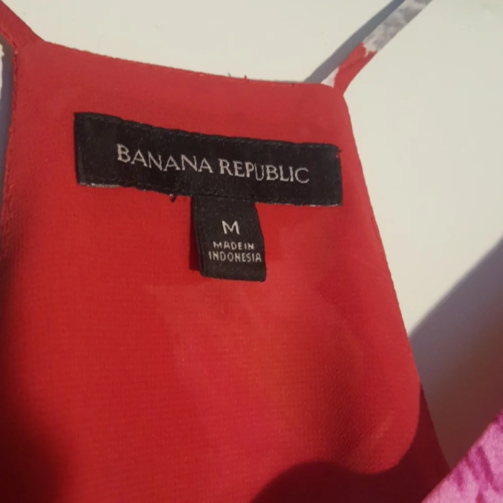 Banana Republic lined Floral Cami /red/ cayenne - Picture 5 of 8